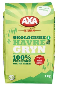 HAVREGRYN ØKOLOGISK 1KG AXA