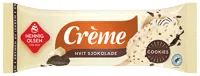 CREME HVIT SJOKOLADE MED COOKIES OG SJOKOLADESAUS FLØTEIS 11