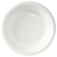 TALL.PAPP DYP 18CM HVIT 50PK