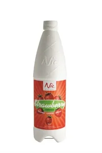 NIC JORDBÆR TOPPING FLASKE 0.9 L