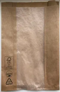 PAPIRPOSE 1KG PLASTFRI 160X60X230MM KARTONG 500 STK