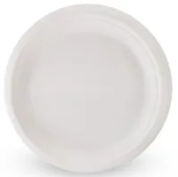 FIBERTALLERKEN 17CM HVIT MILJØVENNLIG