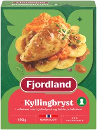 Kyllingbryst Med Urtesaus 490g Fjordland