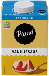 PIANO VANILJESAUS LAKTOSEFRI 1/2L TINE