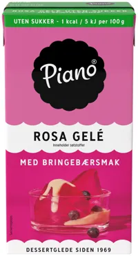 PIANO GELÉ BRINGEBÆRSMAK UTEN 1/2L TINE