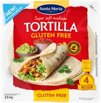 TORTILLA GLUTEN FREE 224G SANTA MARIA