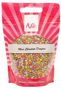 NIC SJOKOLADE MINILINSER, 1 KG