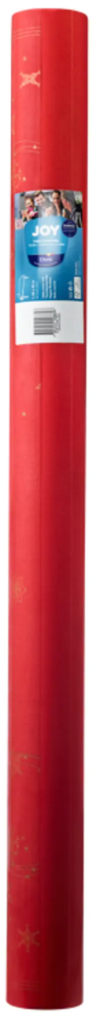 PAPIRDUK RULL 1.18X25 STAR SHINE RØD