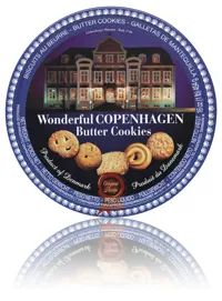 BUTTER COOKIES 26% 454G WONDERFUL COPENHAGEN