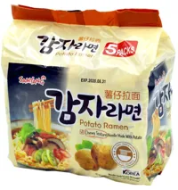 INSTANT NOODLES POTATO RAMEN 5X120G SAMYANG