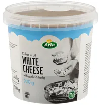 ARLA PRO WHITE CHEESE CUBES IN OIL 1.46KG