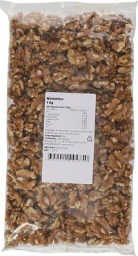 VALNØTTKJERNER NATURELL 1KG PEDROS