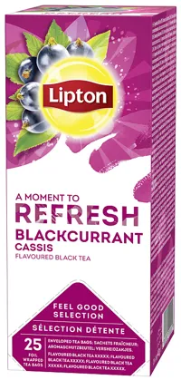 Lipton Blackcurrant Tea 40g 25ps