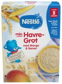 MIN GRØT HAVRE MANGO BANAN 8M 450G