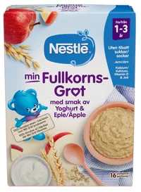 MIN FULLKORNSGRØT YOGHURT EPLE 1-3ÅR 450G