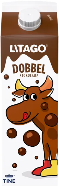 LITAGO DOBBEL SJOKOLADEMELK 0,5L TINE