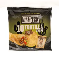TORTILLA WRAPS CORN & WHEAT 250G WANTED