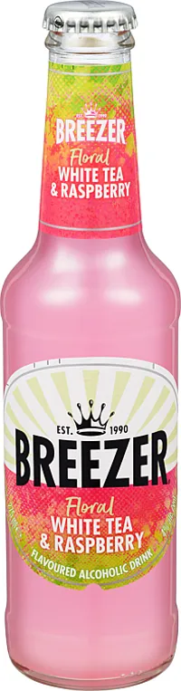 Breezer White Tea & Raspb 0.275l Flaske
