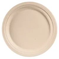 TALLERKEN FIBER 26CM BRUN