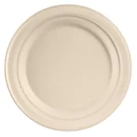 TALLERKEN FIBER 18CM BRUN