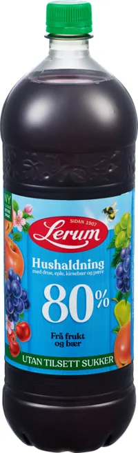 HUSHOLDNINGSSAFT UTAN TILSETT SUKKER 1.5L LERUM