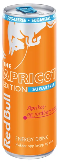 RED BULL ENERGIDRIKK SUKKERFRI APRICOT EDITION APRIKOS- OG J