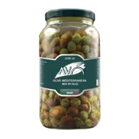 OLIVEN MIX I OLJE 3,10L GLASS ANTICA
