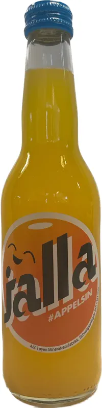 Jalla Appelsin 300ml Fl Tøyen Mineralvann Fabrikk