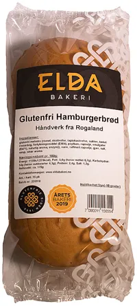 GLUTENFRI HAMBURGERBRØD 2PK 160G FRYS ELDA BAKERI
