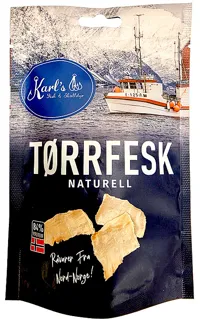 TØRRFISK SNACKS 30G KARLS FISK & SKALLDYR