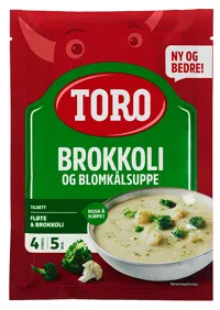 TORO BROKKOLI & BLOMKÅLSUPPE 68G