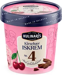 Kulinaris Nr 4 Kirsebær Iskrem M/Sjokoladebiter Fryst 0,5l