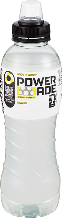 Powerade Lemon Zero 500ml Flaske