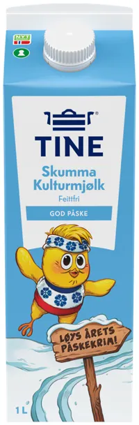 TINEMELK SKUMMET KULTUR 1000G TINE