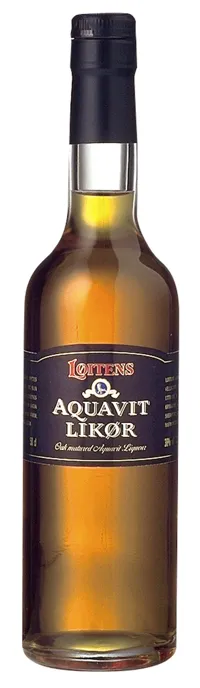 LØITEN AQUAVIT LIKØR 38% 50CL