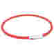Flash light ring USB, silicone, XS–XL: 70 cm/ø 10 mm, red