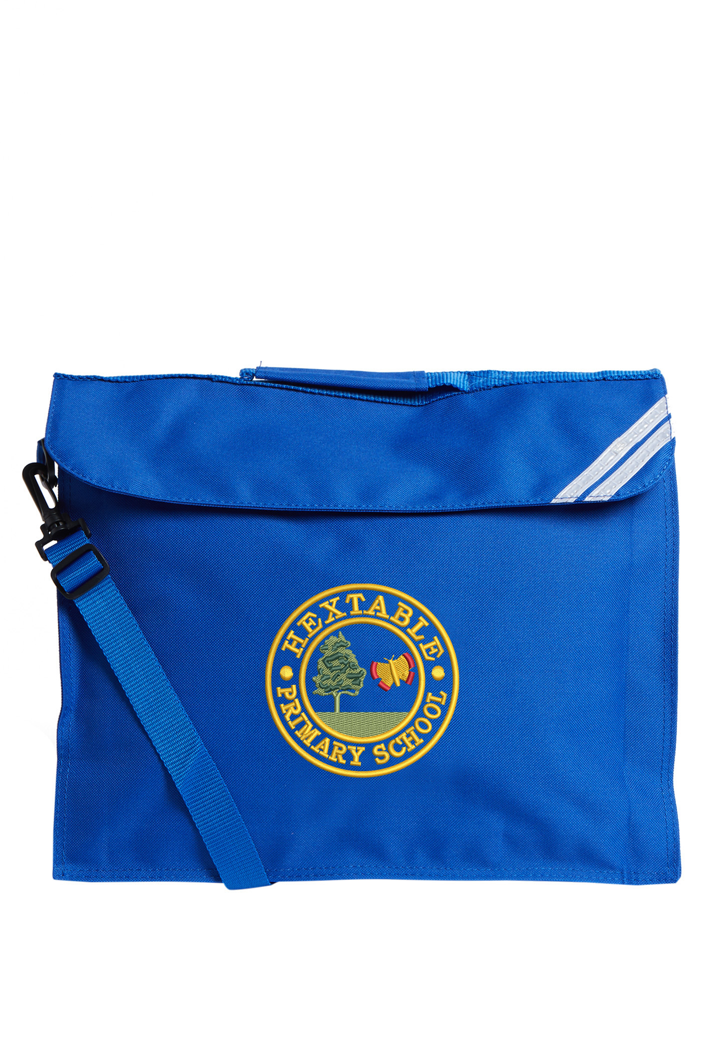 Hextable Primary School Embroidered Royal Blue Book Bag