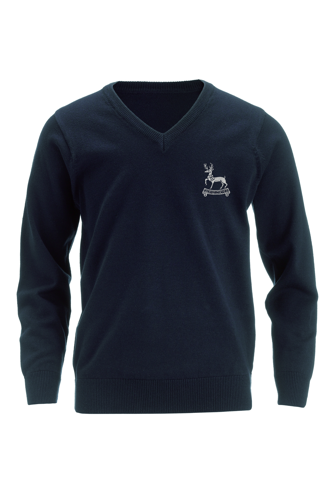 Gillingham School Unisex V Neck Cotton Rich Jumper