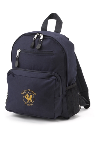 Wyvil Primary School Embroidered Sml Navy Backpack