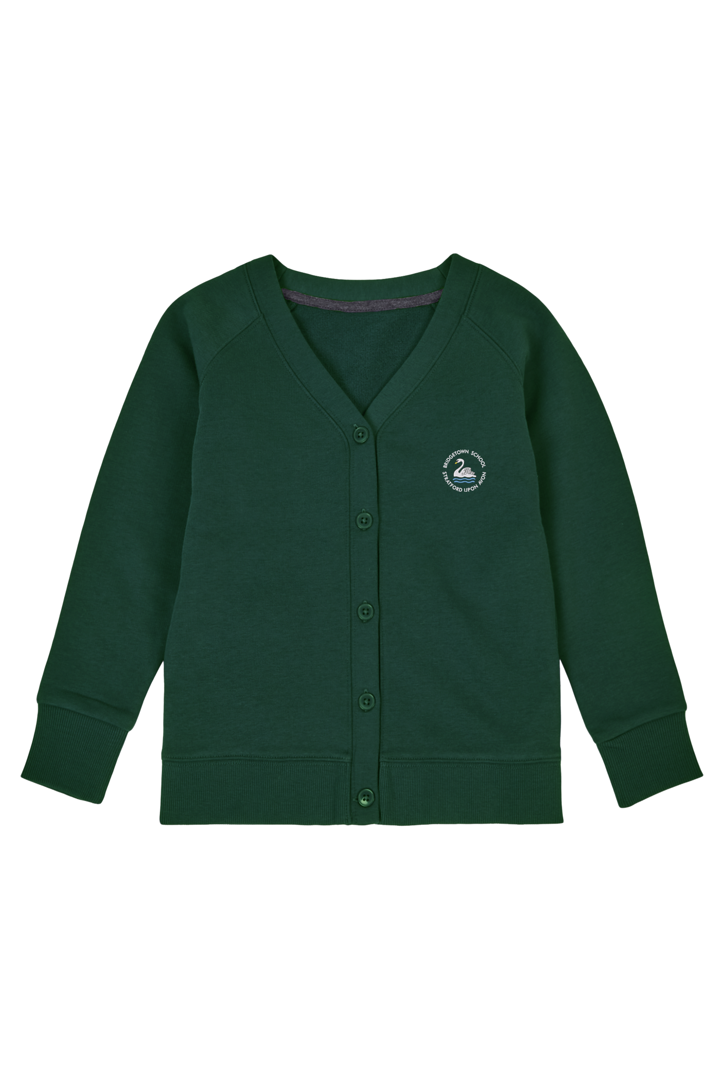 Bottle green school discount cardigan