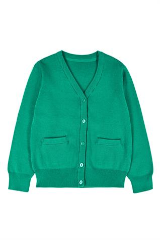 Jade green cheap cardigan school