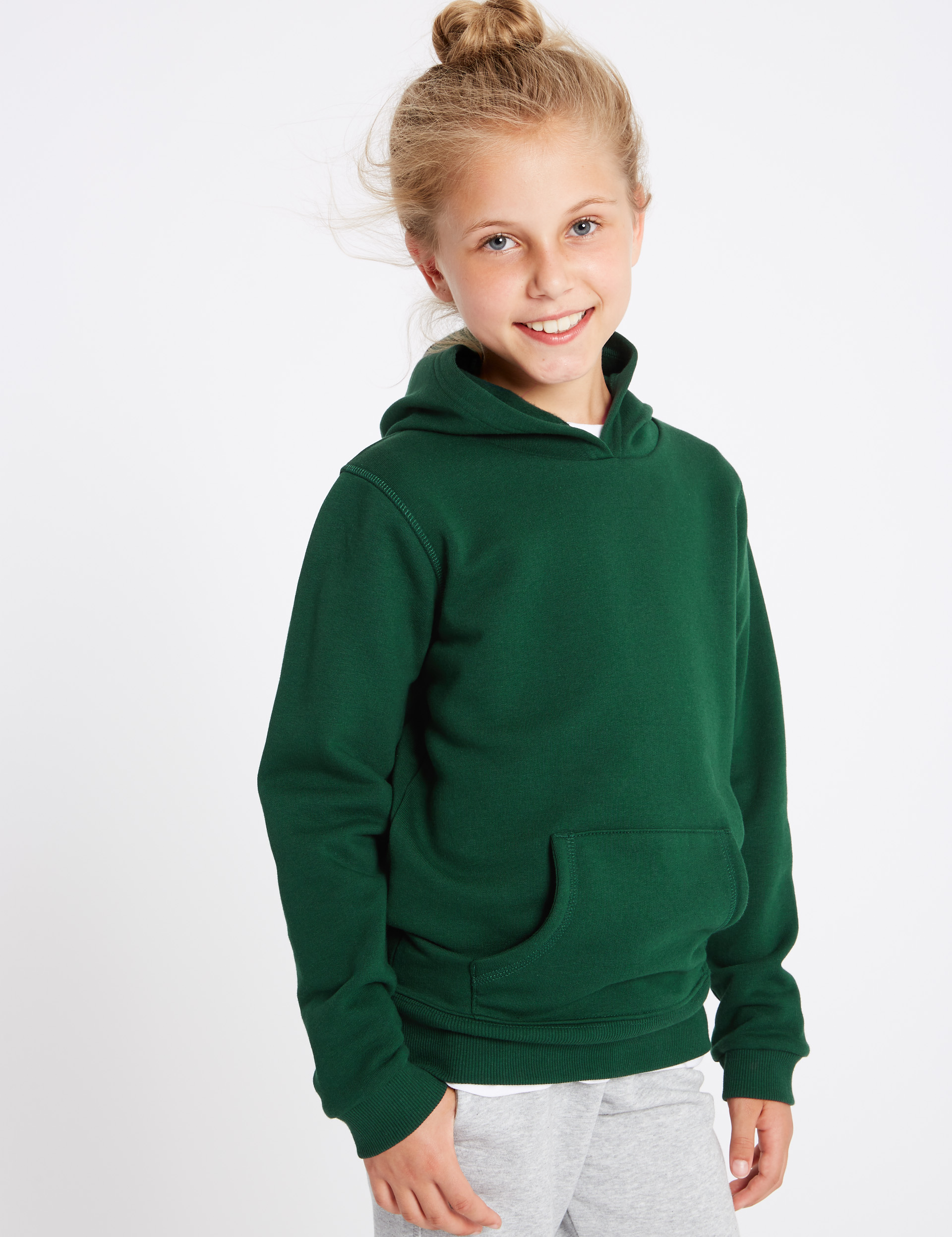 Kids discount green hoodie