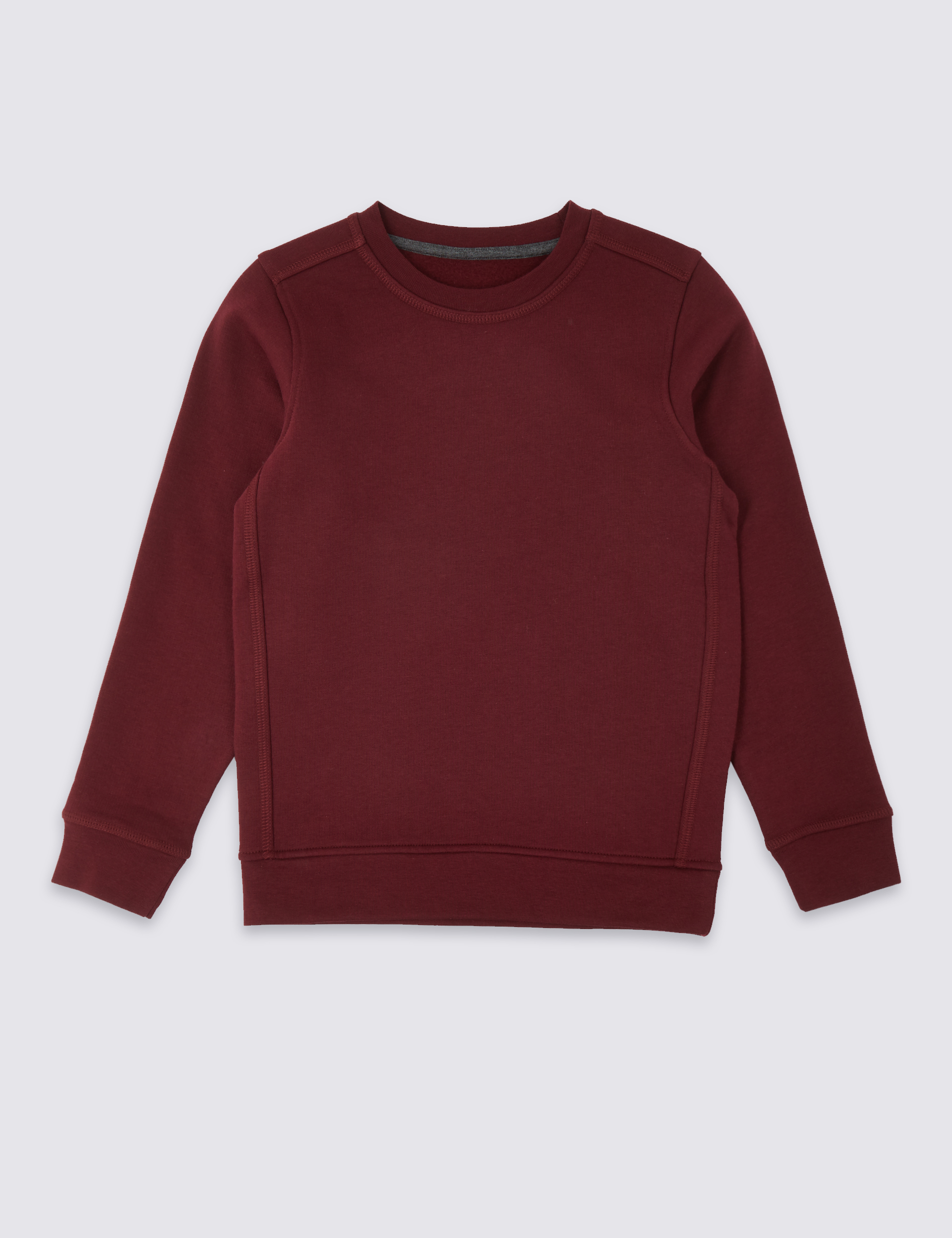 Plain maroon outlet sweatshirt