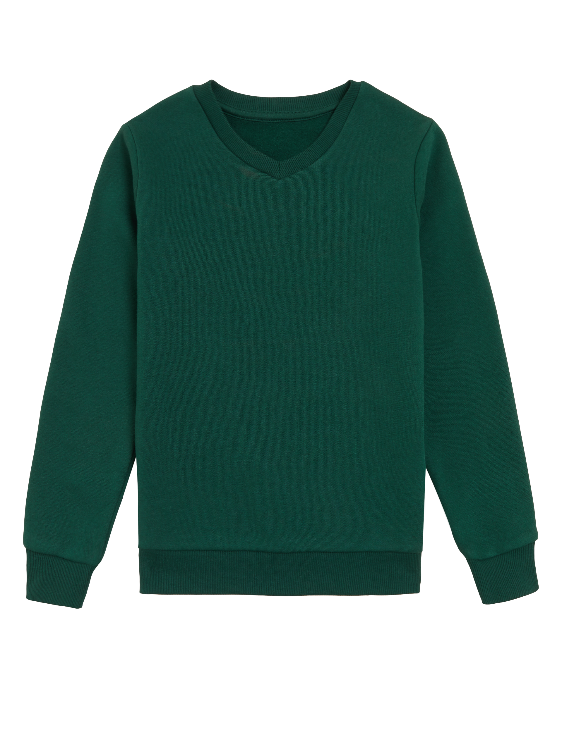 Plain green outlet sweatshirt