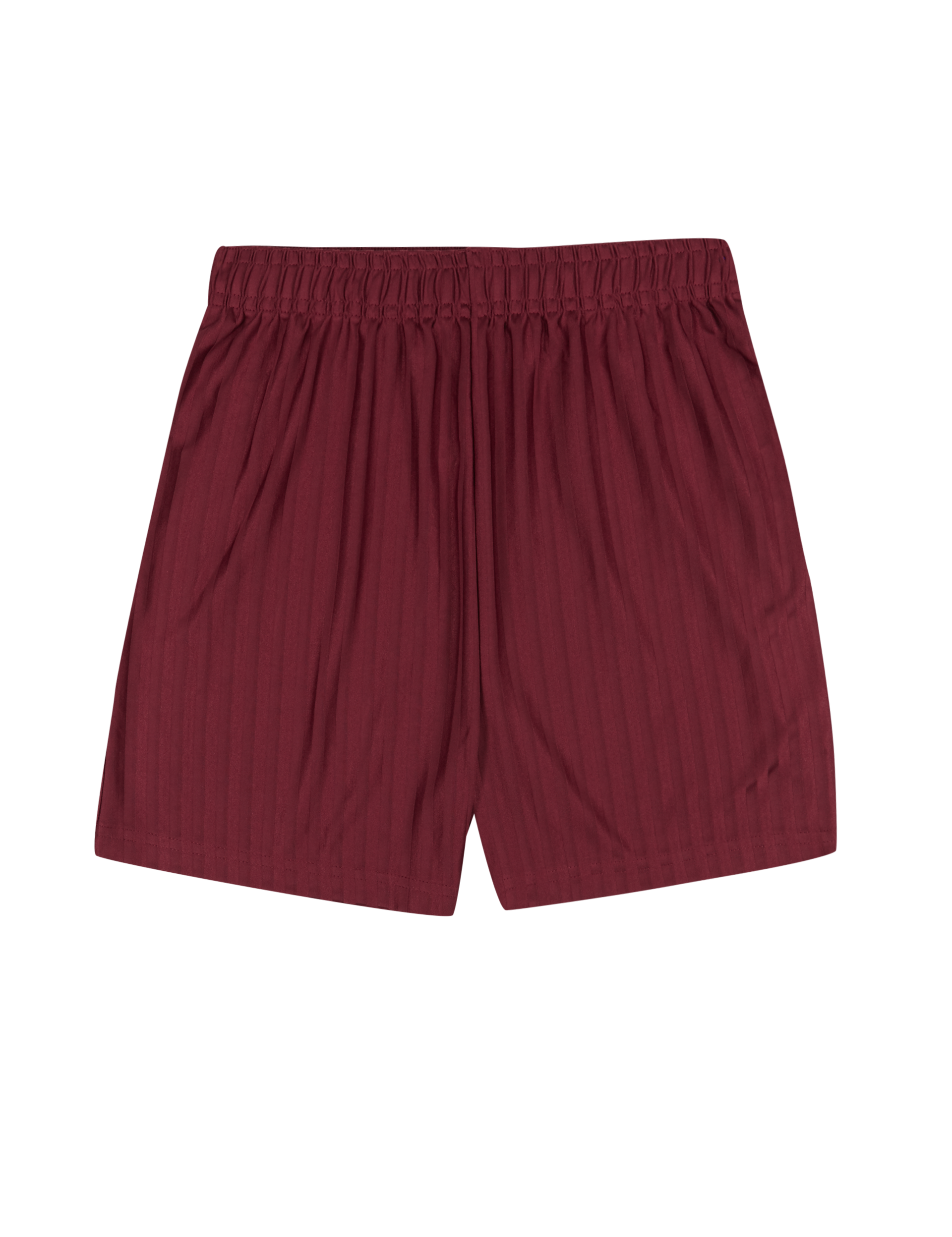Unisex Polyester Red Sports Shorts