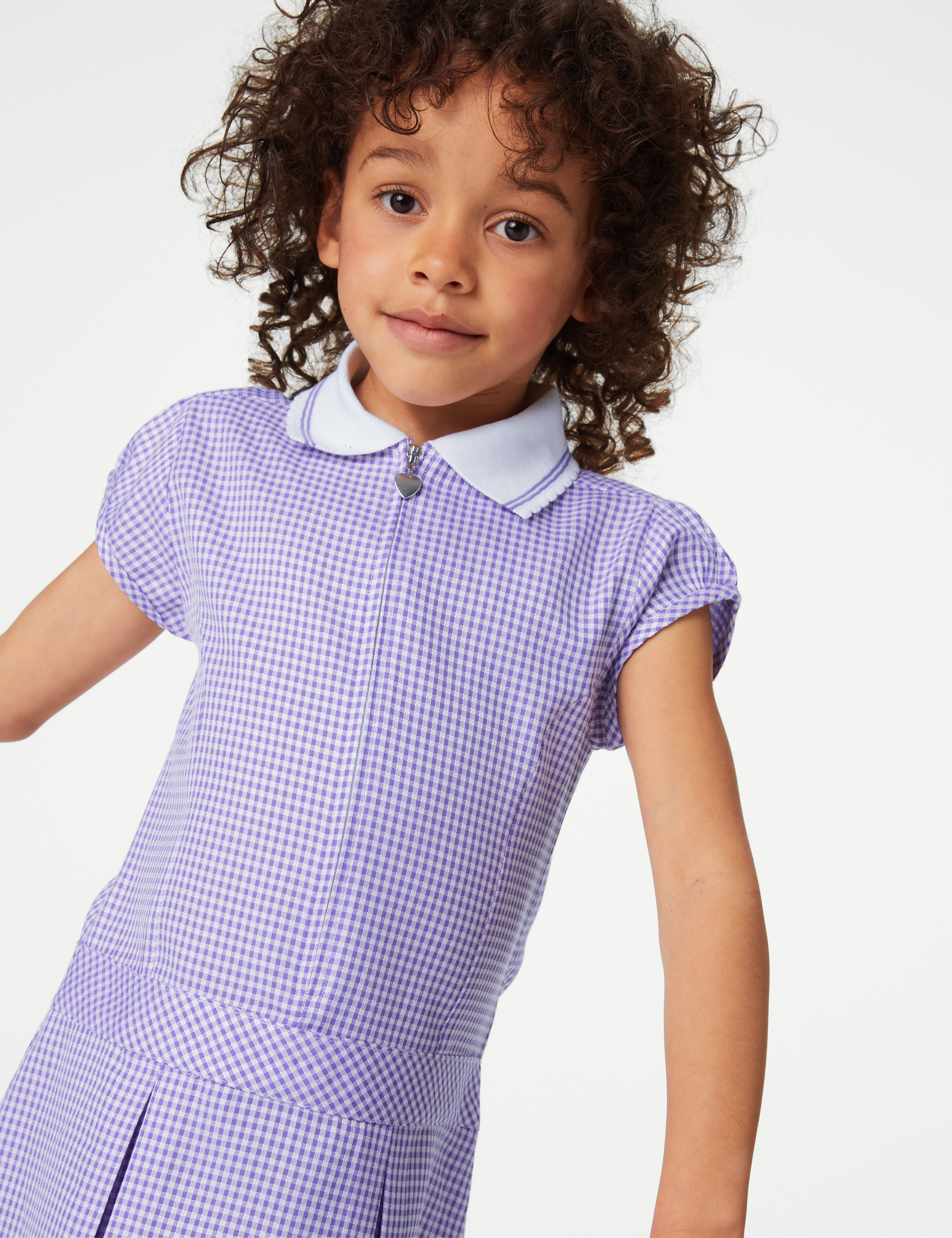 Asda blue clearance gingham school dress