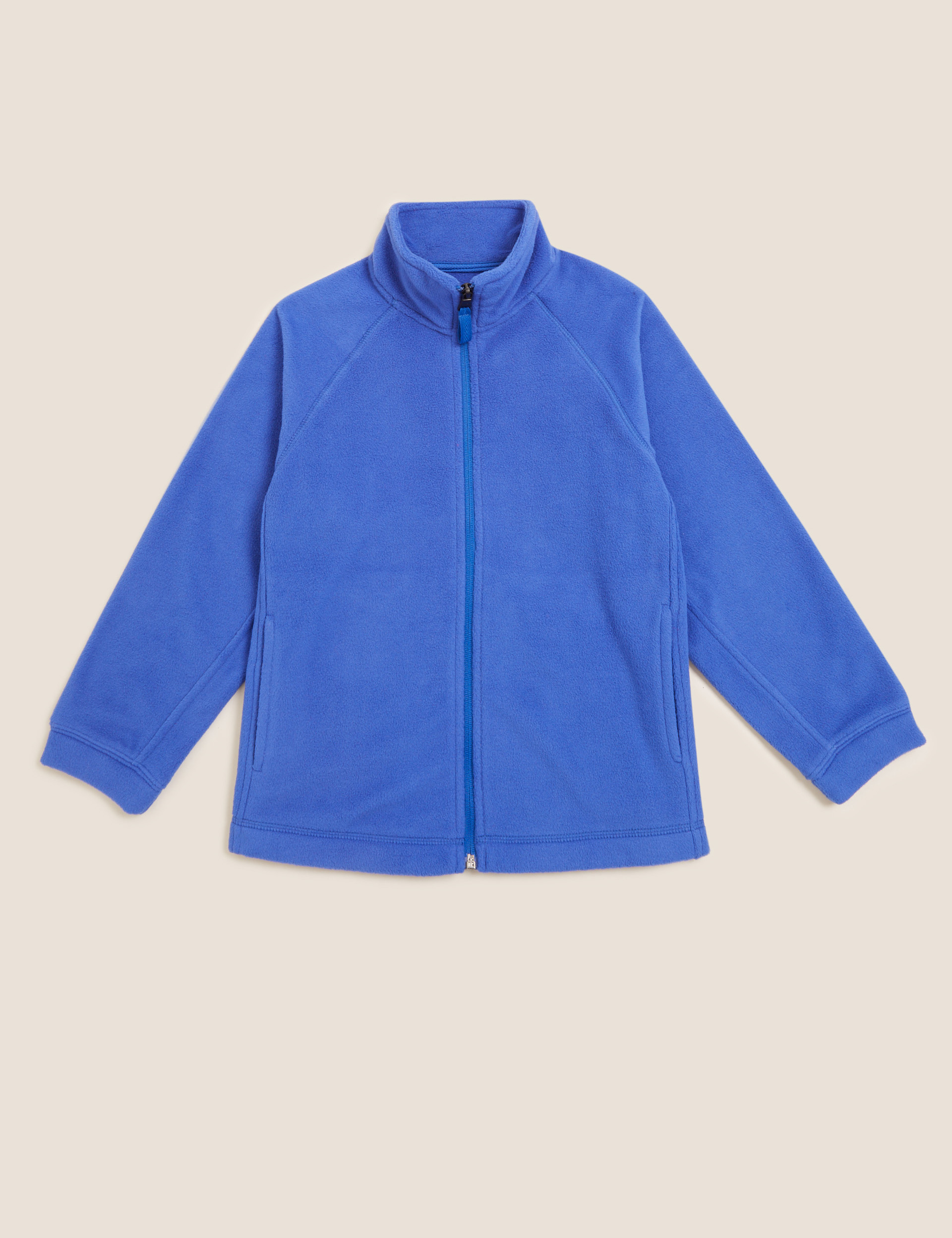 Kids' Big Polar Fleece Jacket, Royal Blue, M 
