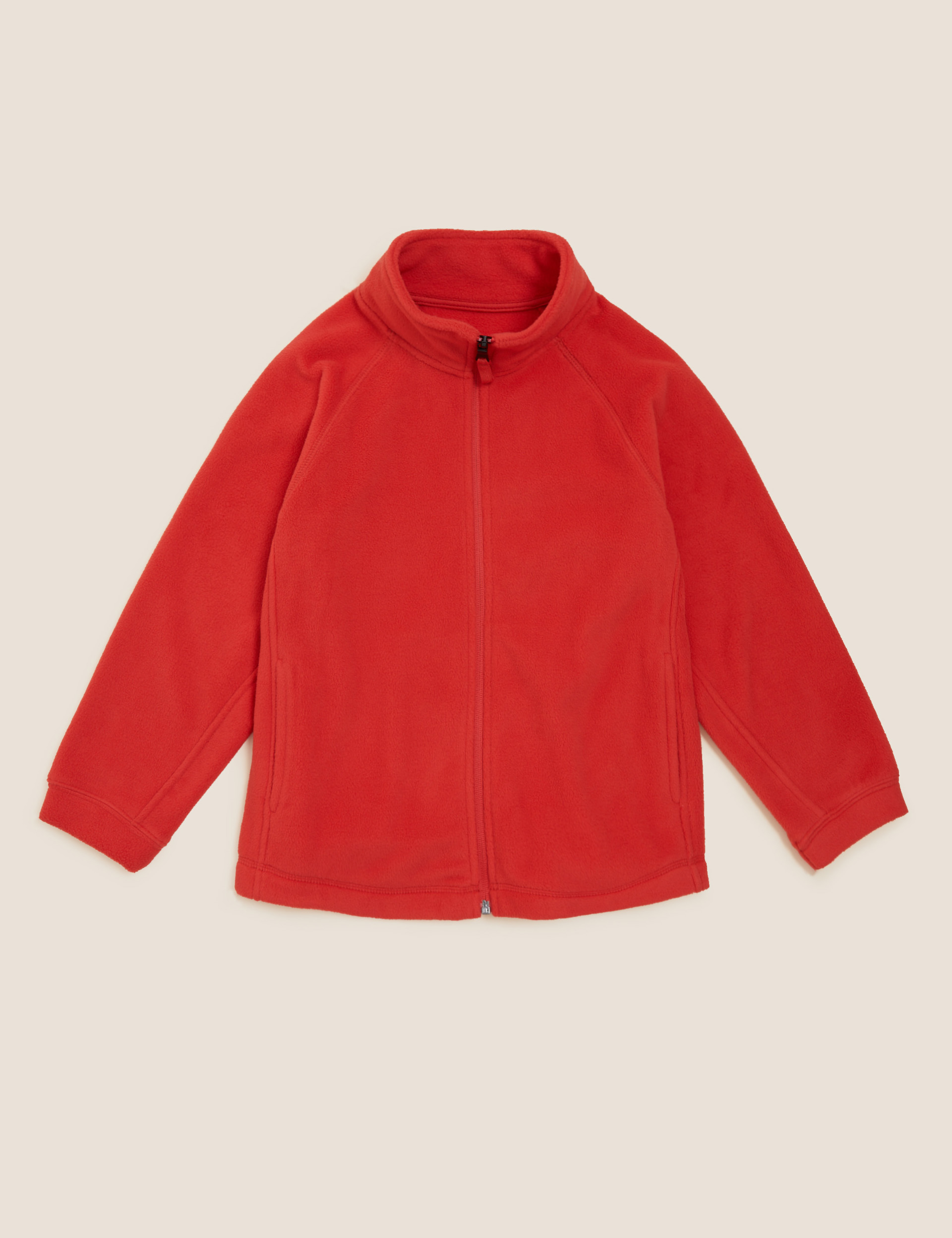 Red on sale zip fleece