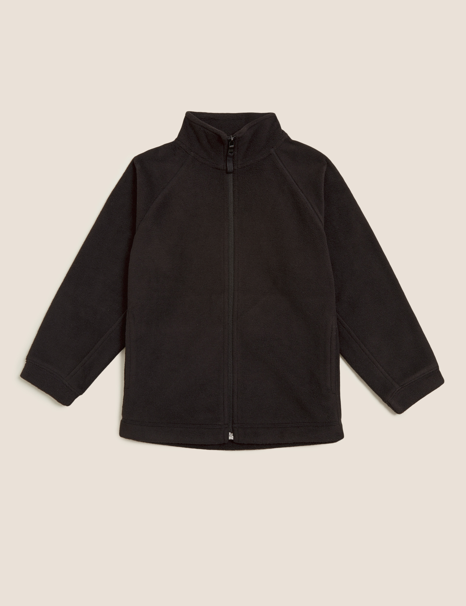 Black fleece jacket hotsell