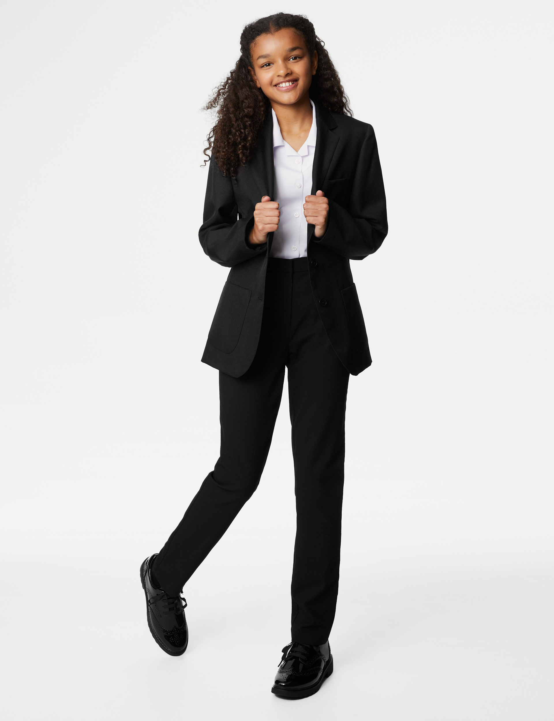 Blazer for girls clearance black